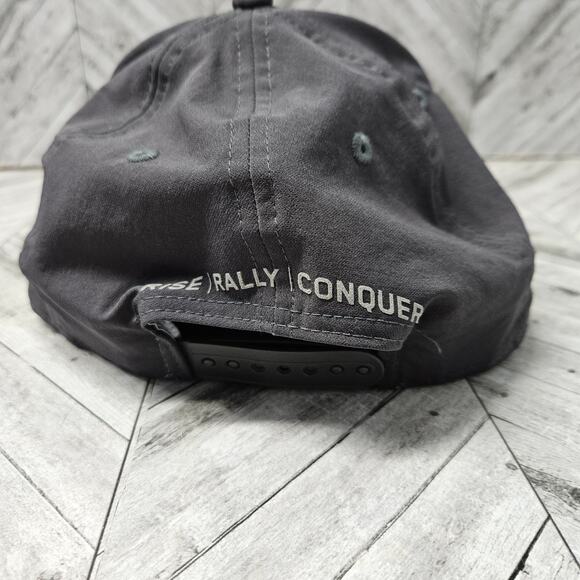 Red Bull Snapback Hat Conquest Grey New Era 2018 Rise Rally - Picture 4 of 7
